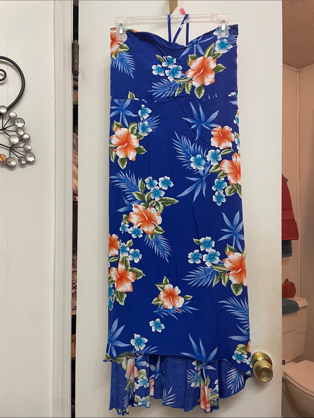 Mommy & Me Matching Hawaiian Print Floral Dress Set